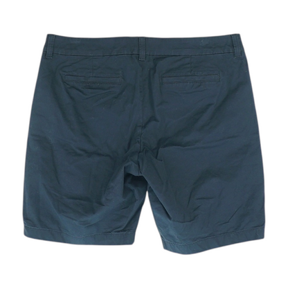 Black Solid Chino Shorts
