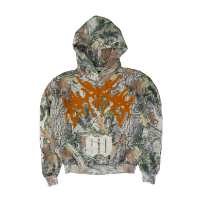 Green Camo Hoodie Pullover