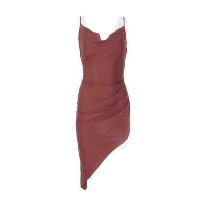 Brown Midi Dress