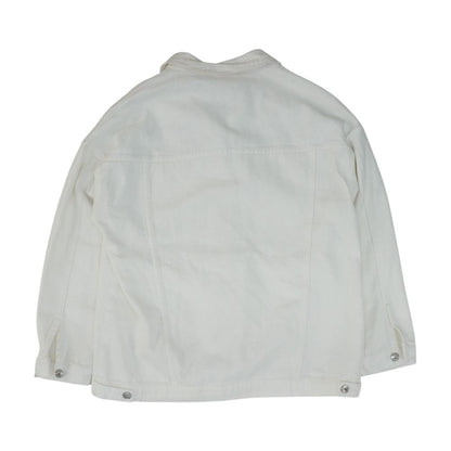 White Denim Coat