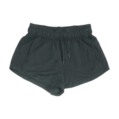 Black Solid Active Shorts