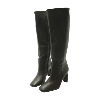 Burgundy Knee High Boots
