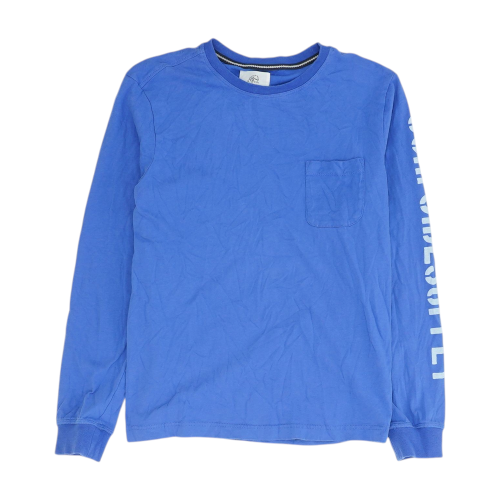 Blue Solid T-Shirt