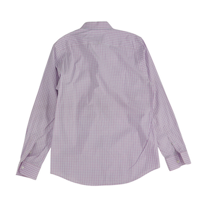 Pink Check Long Sleeve Button Down
