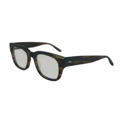Brown Domino Rectangle Prescription Eyewear