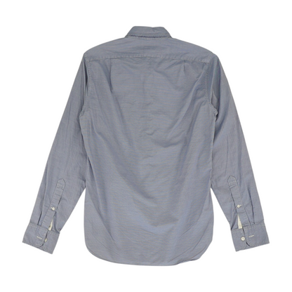 Blue Striped Long Sleeve Button Down