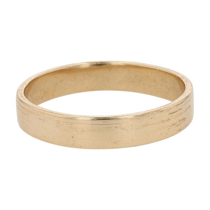 10K Gold Flat Lined Band