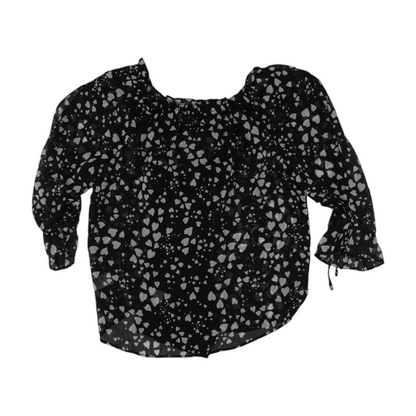 Black Hearts Blouse