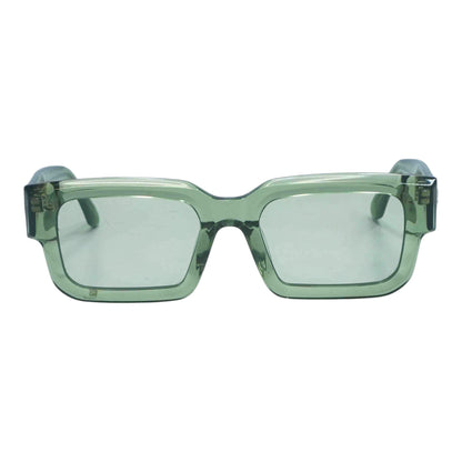 Green Storm Square Sunglasses