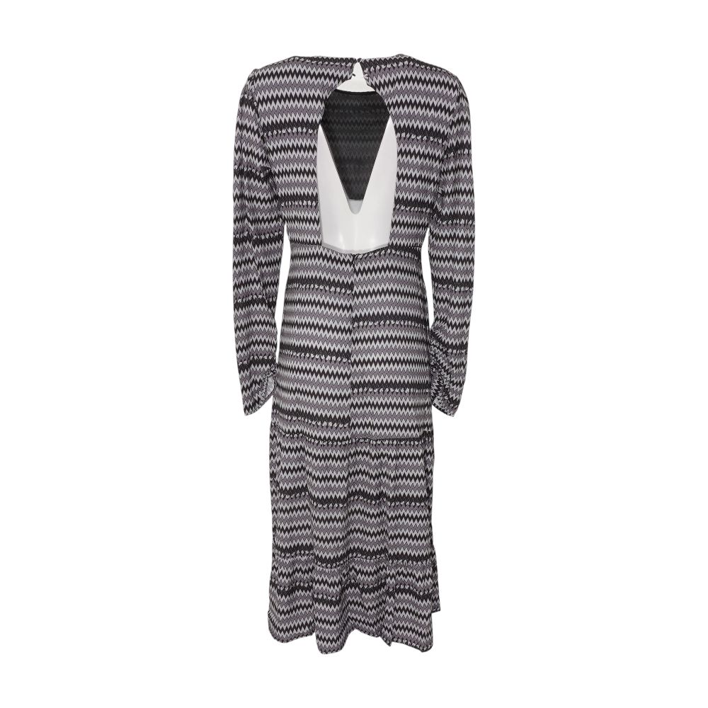 grey chevron dress Gray Midi Midi dress