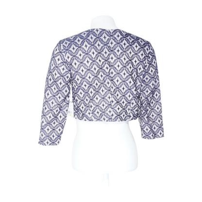 Beige Petite Abstract Jacket