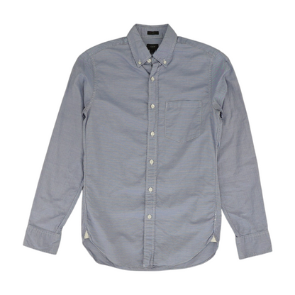 Blue Striped Long Sleeve Button Down