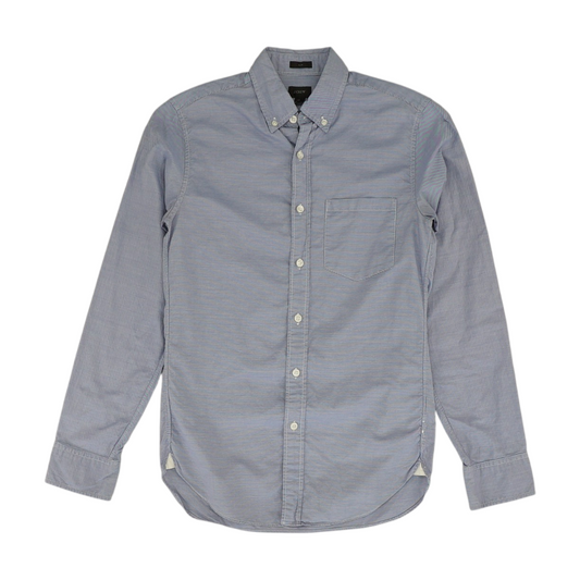 Blue Striped Long Sleeve Button Down