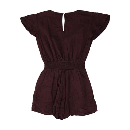 Maroon Romper