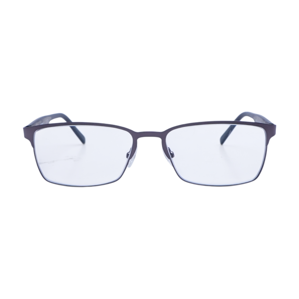 Marchon NYC Gunmetal M-Powell N Browline Prescription Eyewear – Image 2