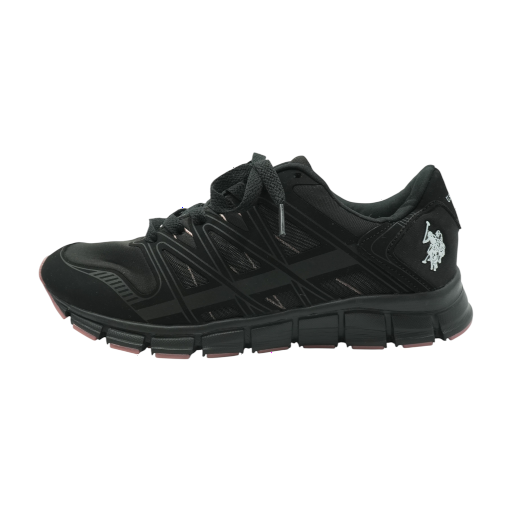Black Low-Top Athletic Shoes