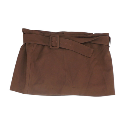 Brown Mini Skort