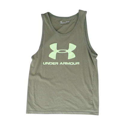 Olive Solid Active Tank