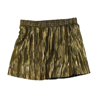 Gold Solid Maxi Skirt