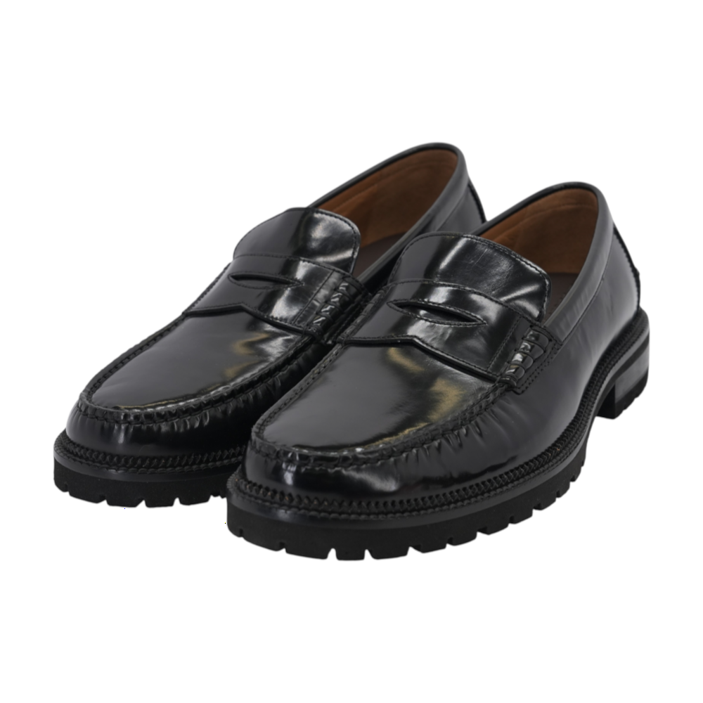 Black Slip-On Dress Shoes