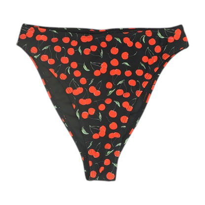 Black Print Swim Bottom