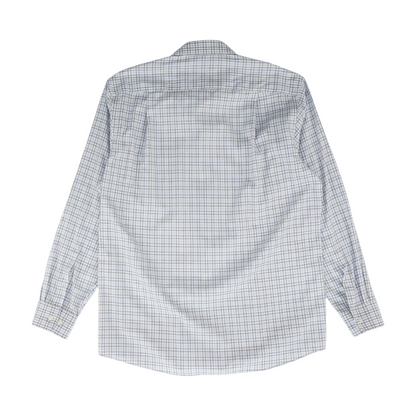 Blue Plaid Long Sleeve Button Down