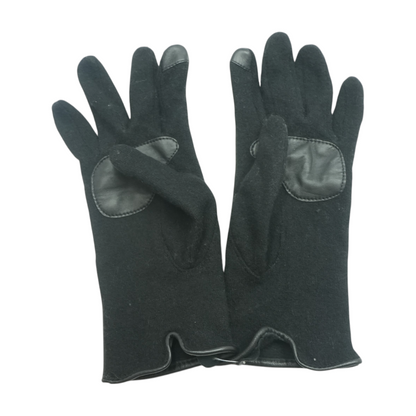 Black Leather Gloves