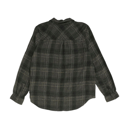 Gray Plaid Button Down