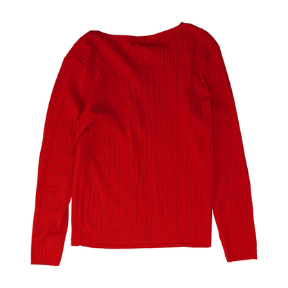 Red Cardigan Sweater