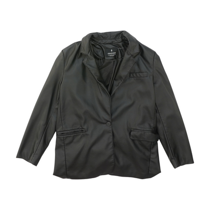 Black Solid Blazer