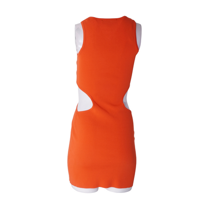 Orange Mini Dress