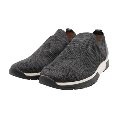 Hailey Charcoal Slip On Athletic Shoes