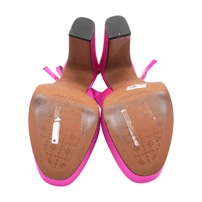 Pink Block Heels