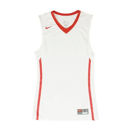 White Solid Active Tank