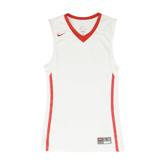 White Solid Active Tank