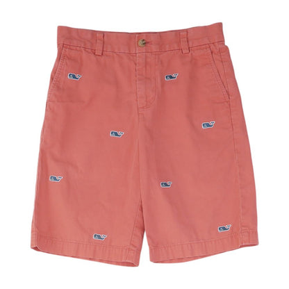 Red Graphic Chino Shorts