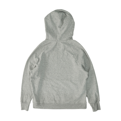 Gray Solid Hoodie Pullover