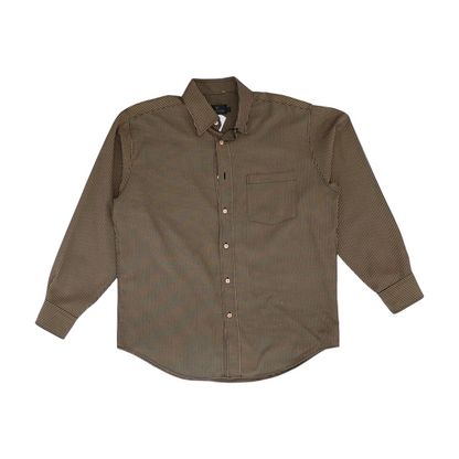Multi Check Long Sleeve Button Down