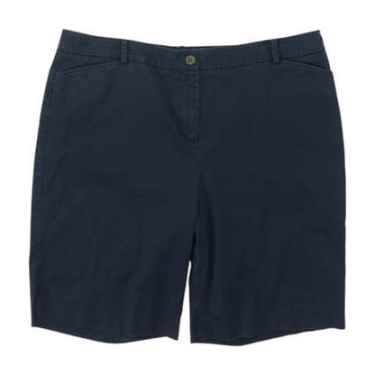 Navy Solid Chino Shorts