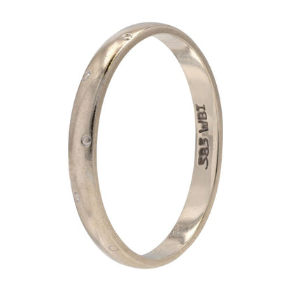 14K Gold Circle Motifs Band