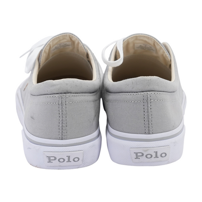 Gray Lace-Up Casual Shoes