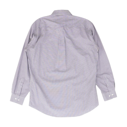 Blue Check Long Sleeve Button Down