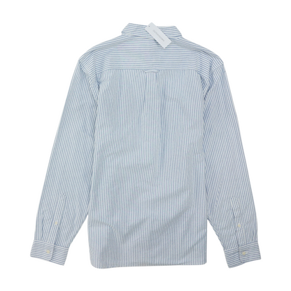 Blue Striped Flannel Button Down