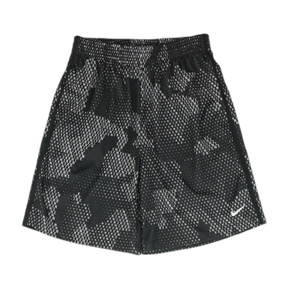 Black Graphic Active Shorts