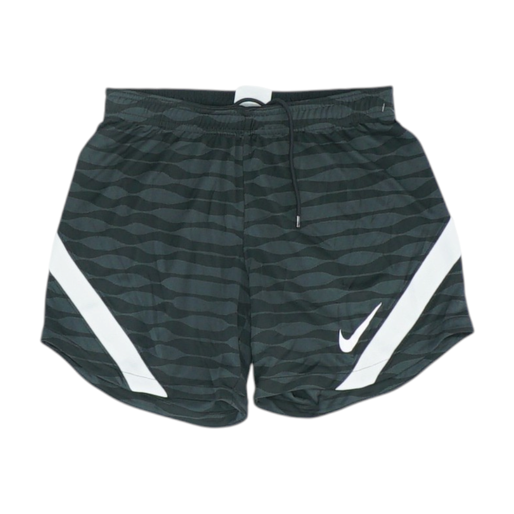 Black Abstract Active Shorts