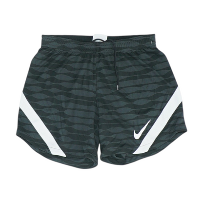 Black Abstract Active Shorts