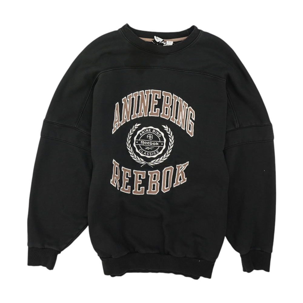 Anine Bing Black Solid Sweatshirt Pullover – Image 1