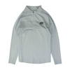 Gray Solid 1/4 Zip Pullover