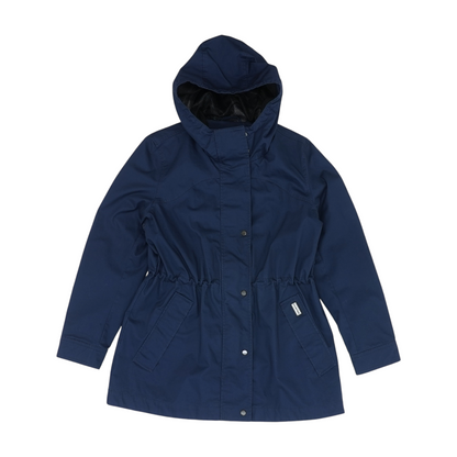 Navy Solid Rain Jacket