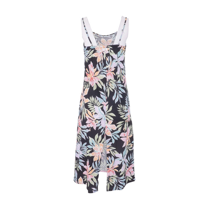 Multi Tropical Midi Dress